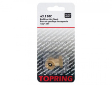 Topring 63.130C - Air Chuck With Hexagonal Base 1/4 (F) NPT