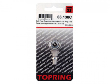 Topring 63.138C - Air Chuck With 1/4 Aro 210 Coupler Plug