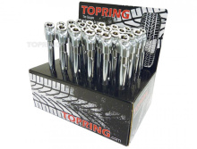Topring 63.500.24 - 15 cm Dual Head Tire Pressure Gauge 10 to 120 PSI
