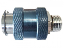 Topring 65.615 - Aluminum Slide Valve 3/8 (F) NPT to 3/8 (M) NPT