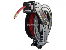 Topring 79.508 - XL Hose Reel With 1/2 I.D. 33 ft. Rubber Hose