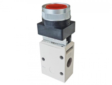 Topring 80.903 - 3/2-Way Manual Valve With Button 1/4 (F) NPT