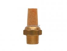 Topring 86.120 - Brass Pneumatic Muffler 1/2 (M) NPT