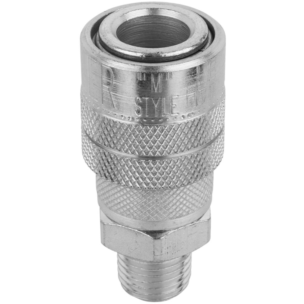 1/4&#34; Steel M Coupler<span class=' ItemWarning' style='display:block;'>Item is usually in stock, but we&#39;ll be in touch if there&#39;s a problem<br /></span>