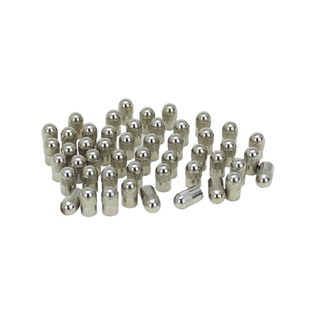 Milton® 434 Nickel Plated Valve Caps - Box of 50<span class=' ItemWarning' style='display:block;'>Item is usually in stock, but we&#39;ll be in touch if there&#39;s a problem<br /></span>