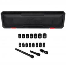 Milton 1300-SS-01 - 3/8Dr. 6-20MM Sh Skt Set 18 pc