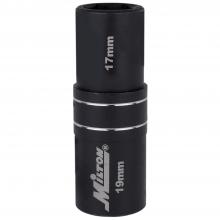 Milton 1300-FS-17X19mm - 1/2''DR. Flip Skt 17mmx19mm