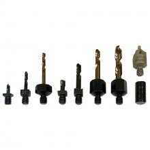 Milton PMXPS266PCK - 9Pc Threaded DRill-Bits Multi Size