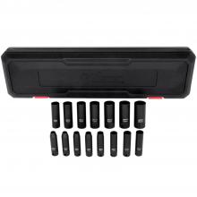 Milton 1300-SS-02 - 3/8Dr. 6-20MM DP Skt Set 15 pc