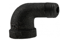 Boshart Industries 2-BLSE-01 - 1/8" STREET ELBOW - BLACK
