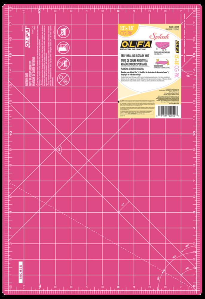 RM-CG/PIK Double Sided Rotary Mat, Pink 12-Inch x 18-Inch<span class=' ItemWarning' style='display:block;'>Item is usually in stock, but we&#39;ll be in touch if there&#39;s a problem<br /></span>