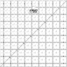 OLFA 1071800 - QR-16S Frosted Advantahe Non-Slip Acrylic Ruler, 16-/2-