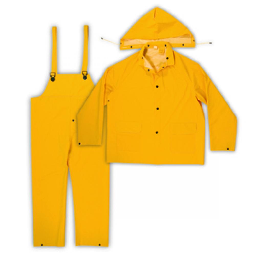 3 PIECE HEAVYWEIGHT PVC RAIN SUIT (.35mm PVC) - XL<span class=' ItemWarning' style='display:block;'>Item is usually in stock, but we&#39;ll be in touch if there&#39;s a problem<br /></span>