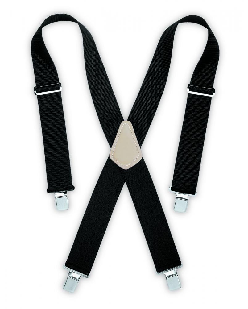HEAVY-DUTY ELASTIC SUSPENDERS - BLACK<span class=' ItemWarning' style='display:block;'>Item is usually in stock, but we&#39;ll be in touch if there&#39;s a problem<br /></span>