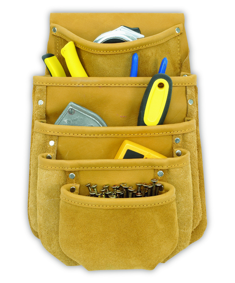 DRYWALL/TOOL POUCH - 5 POCKETS<span class=' ItemWarning' style='display:block;'>Item is usually in stock, but we&#39;ll be in touch if there&#39;s a problem<br /></span>