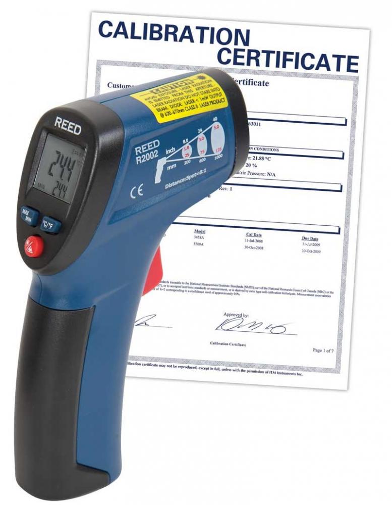 REED R2002 Compact Infrared Thermometer<span class=' ItemWarning' style='display:block;'>Item is usually in stock, but we&#39;ll be in touch if there&#39;s a problem<br /></span>