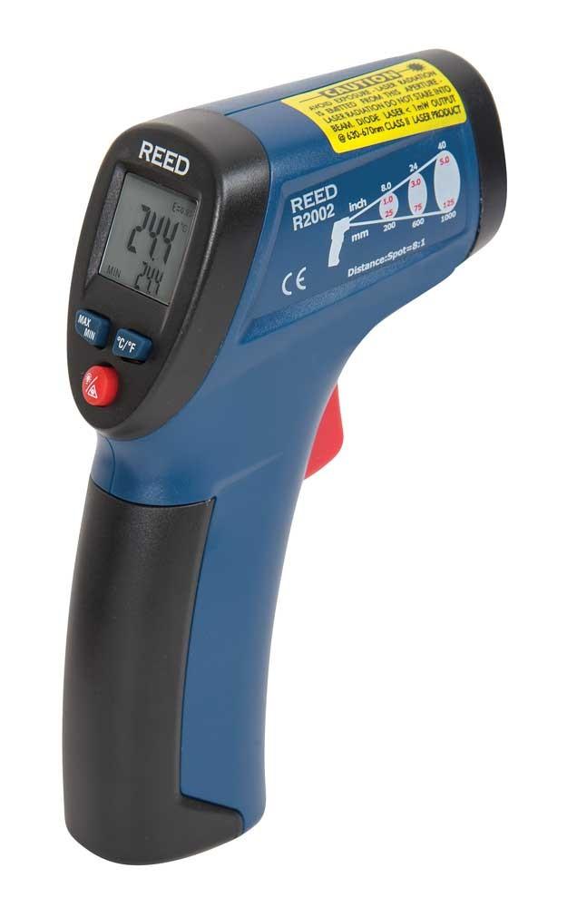REED R2002 Compact Infrared Thermometer<span class=' ItemWarning' style='display:block;'>Item is usually in stock, but we&#39;ll be in touch if there&#39;s a problem<br /></span>