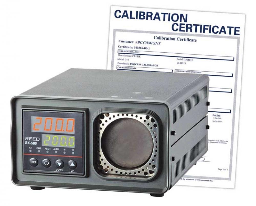 REED BX-500-NIST Infrared Temperature Calibrator<span class=' ItemWarning' style='display:block;'>Item is usually in stock, but we&#39;ll be in touch if there&#39;s a problem<br /></span>