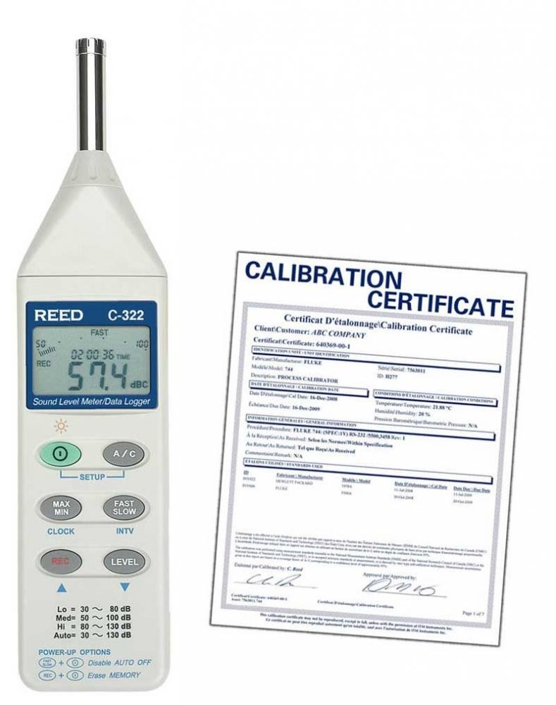 REED C-322 Sound Level Meter/Data Logger<span class=' ItemWarning' style='display:block;'>Item is usually in stock, but we&#39;ll be in touch if there&#39;s a problem<br /></span>