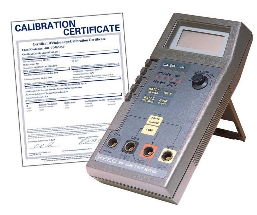 REED DW-6060 Watt Meter<span class=' ItemWarning' style='display:block;'>Item is usually in stock, but we&#39;ll be in touch if there&#39;s a problem<br /></span>