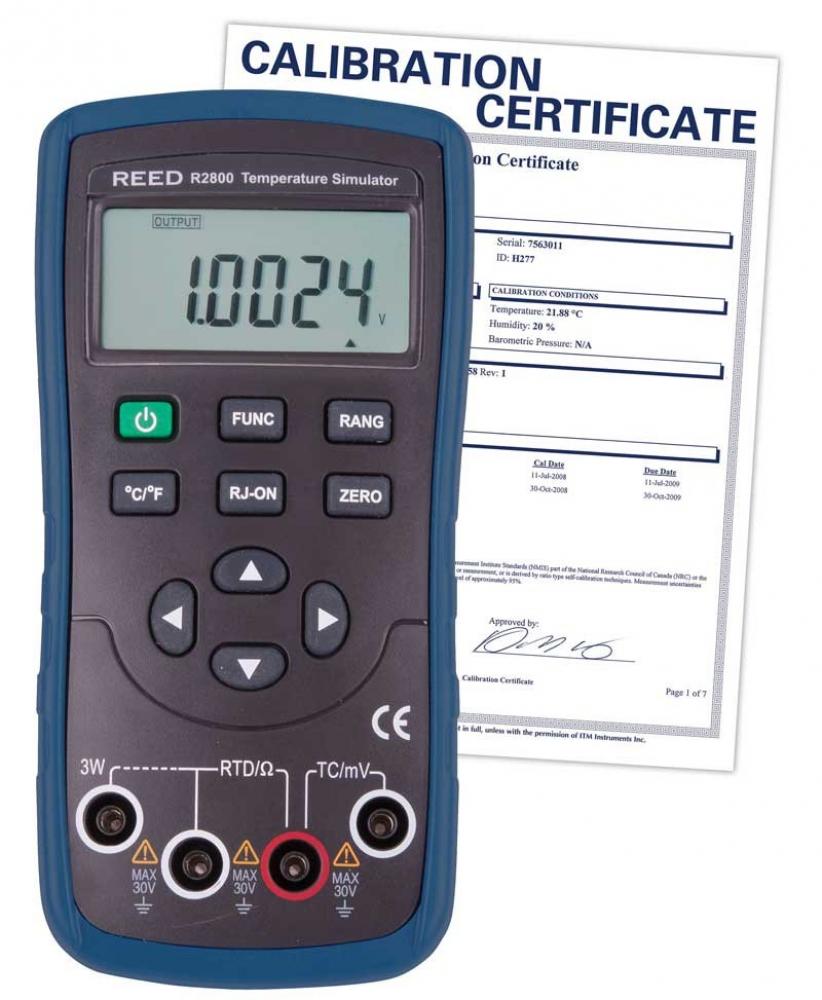 REED R2800-NIST Temperature Simulator<span class=' ItemWarning' style='display:block;'>Item is usually in stock, but we&#39;ll be in touch if there&#39;s a problem<br /></span>