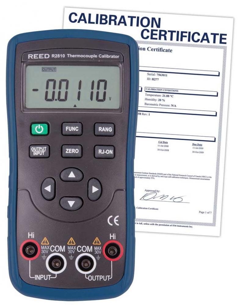 REED R2810-NIST Thermocouple Calibrator<span class=' ItemWarning' style='display:block;'>Item is usually in stock, but we&#39;ll be in touch if there&#39;s a problem<br /></span>