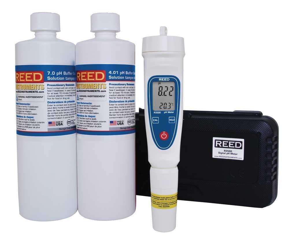 REED R3500-KIT pH Meter and 4pH/7pH Buffer Solution Kit<span class=' ItemWarning' style='display:block;'>Item is usually in stock, but we&#39;ll be in touch if there&#39;s a problem<br /></span>