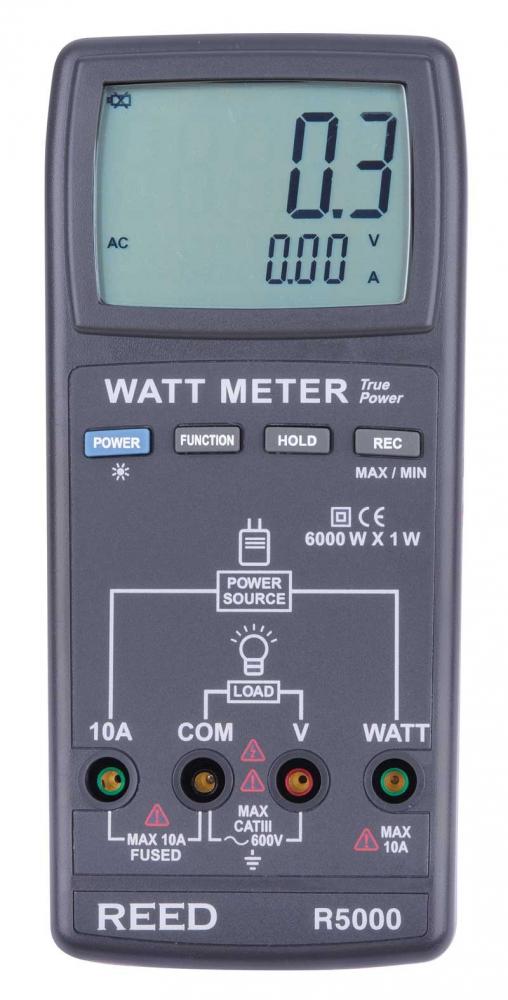 REED R5000 Watt Meter<span class=' ItemWarning' style='display:block;'>Item is usually in stock, but we&#39;ll be in touch if there&#39;s a problem<br /></span>