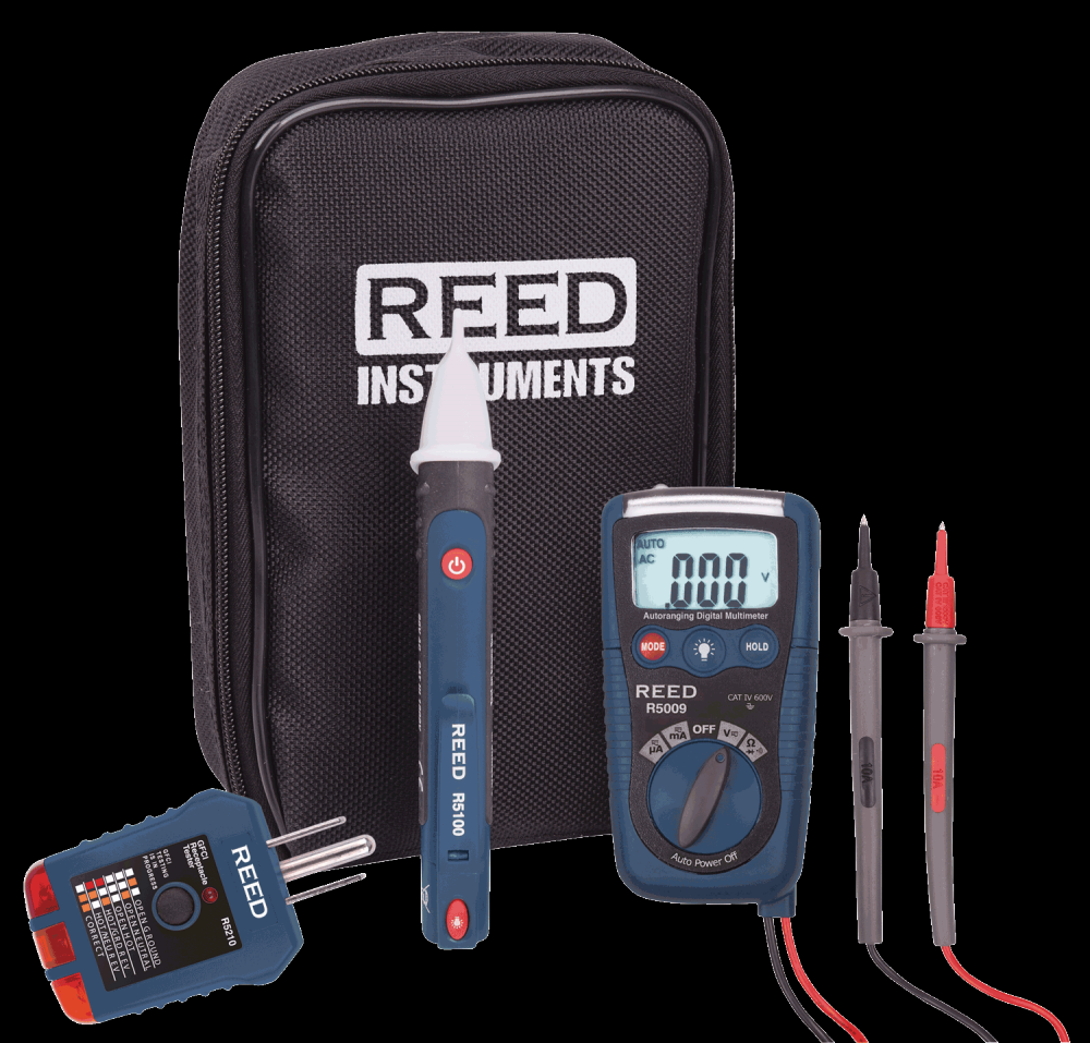 REED R5009-KIT Electrical Test Kit<span class=' ItemWarning' style='display:block;'>Item is usually in stock, but we&#39;ll be in touch if there&#39;s a problem<br /></span>