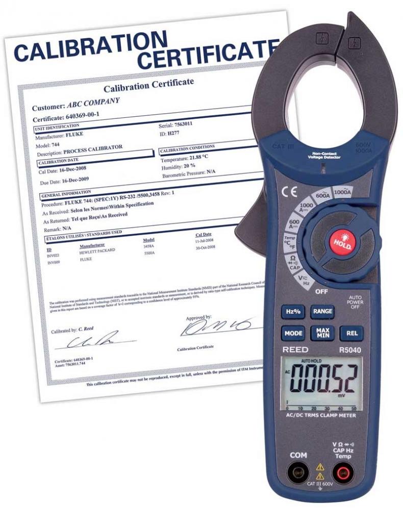 REED R5040 1000A AC/DC Clamp Meter with Temperature and Non-Contact Voltage Detector<span class=' ItemWarning' style='display:block;'>Item is usually in stock, but we&#39;ll be in touch if there&#39;s a problem<br /></span>