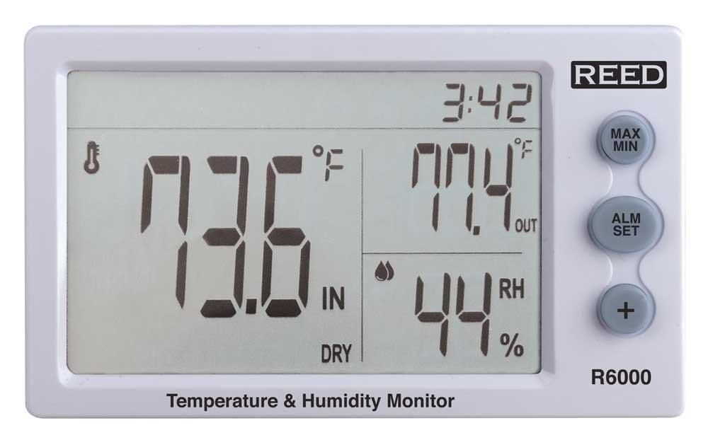 REED R6000 Temperature and Humidity Meter<span class=' ItemWarning' style='display:block;'>Item is usually in stock, but we&#39;ll be in touch if there&#39;s a problem<br /></span>
