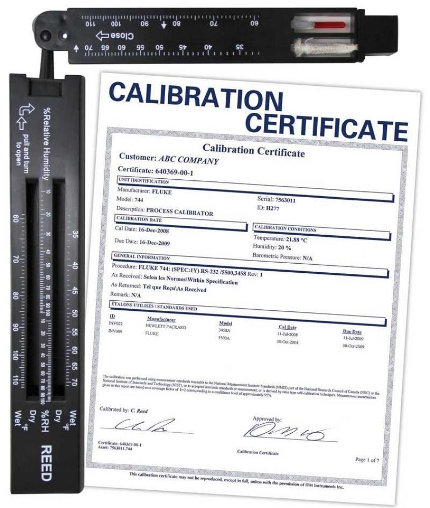 REED R6012 Sling Psychrometer<span class=' ItemWarning' style='display:block;'>Item is usually in stock, but we&#39;ll be in touch if there&#39;s a problem<br /></span>