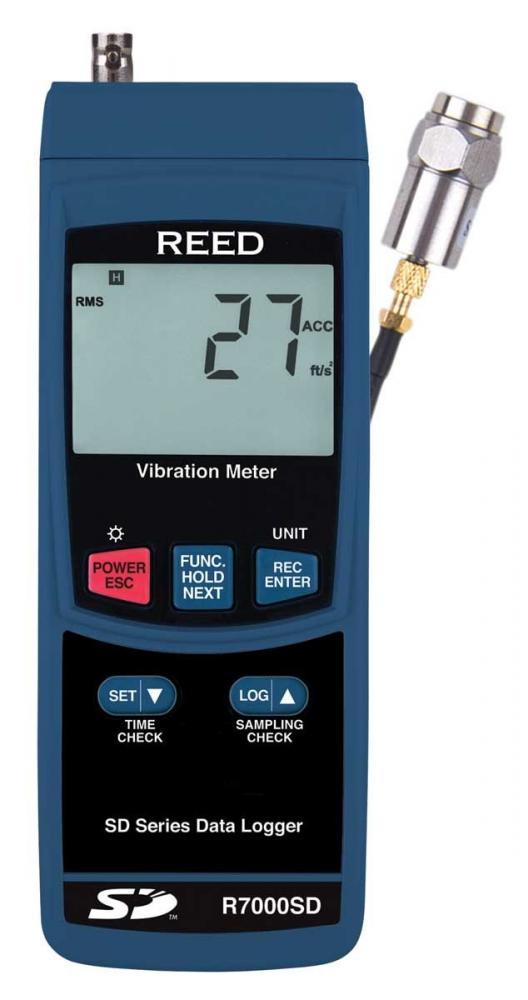 REED R7000SD Data Logging Vibration Meter<span class=' ItemWarning' style='display:block;'>Item is usually in stock, but we&#39;ll be in touch if there&#39;s a problem<br /></span>