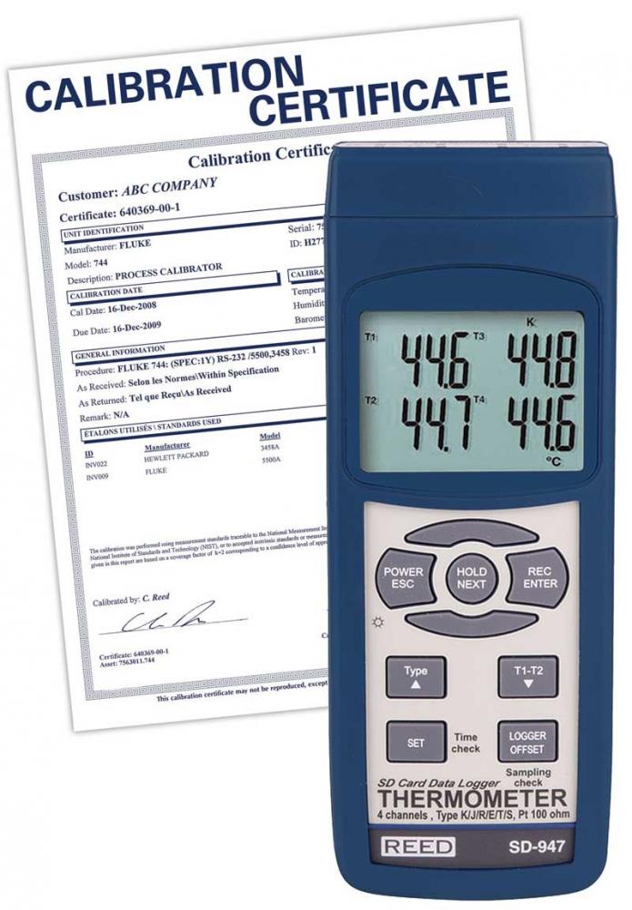 REED SD-947 Thermocouple/RTD Thermometer/Data Logger<span class=' ItemWarning' style='display:block;'>Item is usually in stock, but we&#39;ll be in touch if there&#39;s a problem<br /></span>
