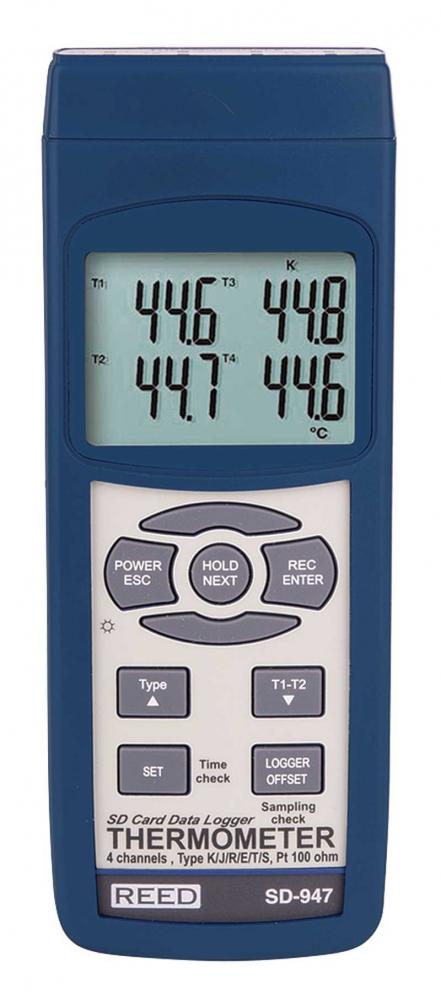 REED SD-947 Data Logging Thermometer<span class=' ItemWarning' style='display:block;'>Item is usually in stock, but we&#39;ll be in touch if there&#39;s a problem<br /></span>