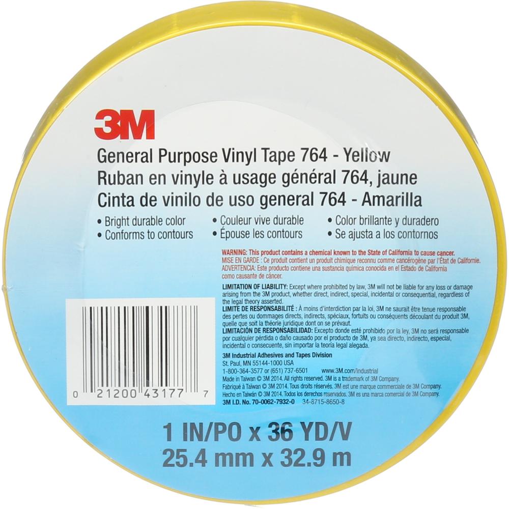764 General-Purpose Vinyl Tape<span class=' ItemWarning' style='display:block;'>Item is usually in stock, but we&#39;ll be in touch if there&#39;s a problem<br /></span>