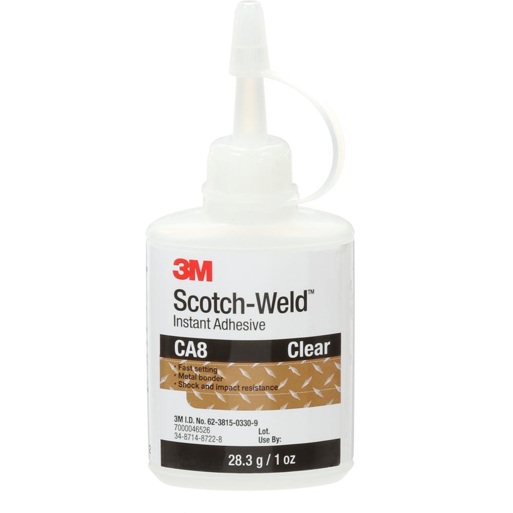 Scotch-Weld™ Instant Adhesive CA8<span class=' ItemWarning' style='display:block;'>Item is usually in stock, but we&#39;ll be in touch if there&#39;s a problem<br /></span>