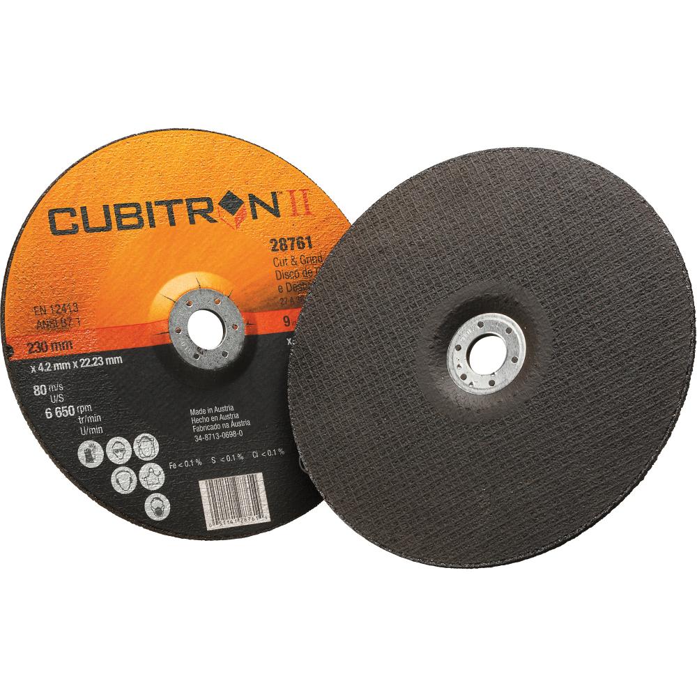 Cubitron™ II Cut and Grind Wheel T27<span class=' ItemWarning' style='display:block;'>Item is usually in stock, but we&#39;ll be in touch if there&#39;s a problem<br /></span>