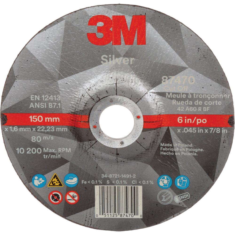 Silver Cut-Off Wheel<span class=' ItemWarning' style='display:block;'>Item is usually in stock, but we&#39;ll be in touch if there&#39;s a problem<br /></span>
