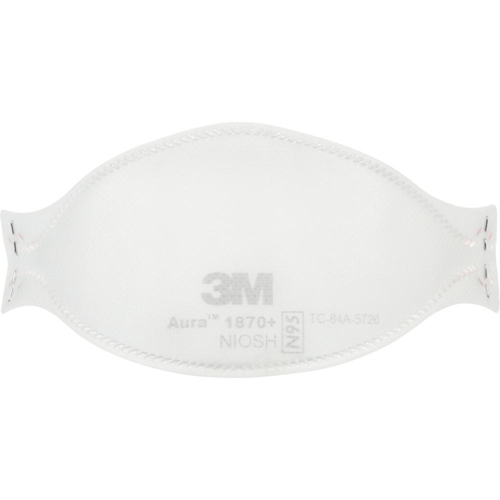 Aura™ Health Care Particulate Respirator and Surgical Mask 1870+<span class=' ItemWarning' style='display:block;'>Item is usually in stock, but we&#39;ll be in touch if there&#39;s a problem<br /></span>