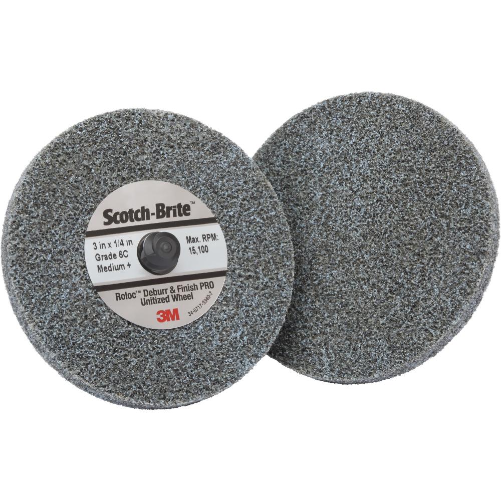 Roloc™ Deburr & Finish Pro TR Unitized Wheel<span class=' ItemWarning' style='display:block;'>Item is usually in stock, but we&#39;ll be in touch if there&#39;s a problem<br /></span>