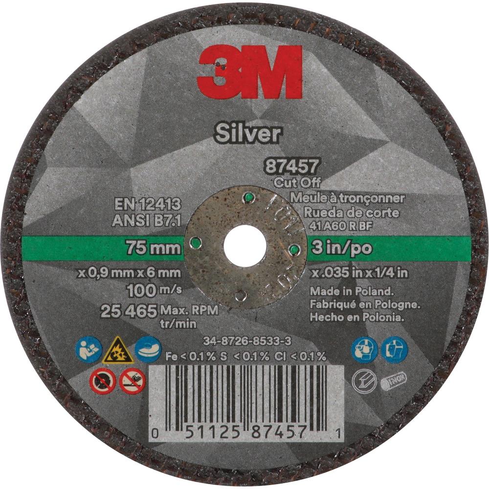 Silver Cut-Off Wheel<span class=' ItemWarning' style='display:block;'>Item is usually in stock, but we&#39;ll be in touch if there&#39;s a problem<br /></span>