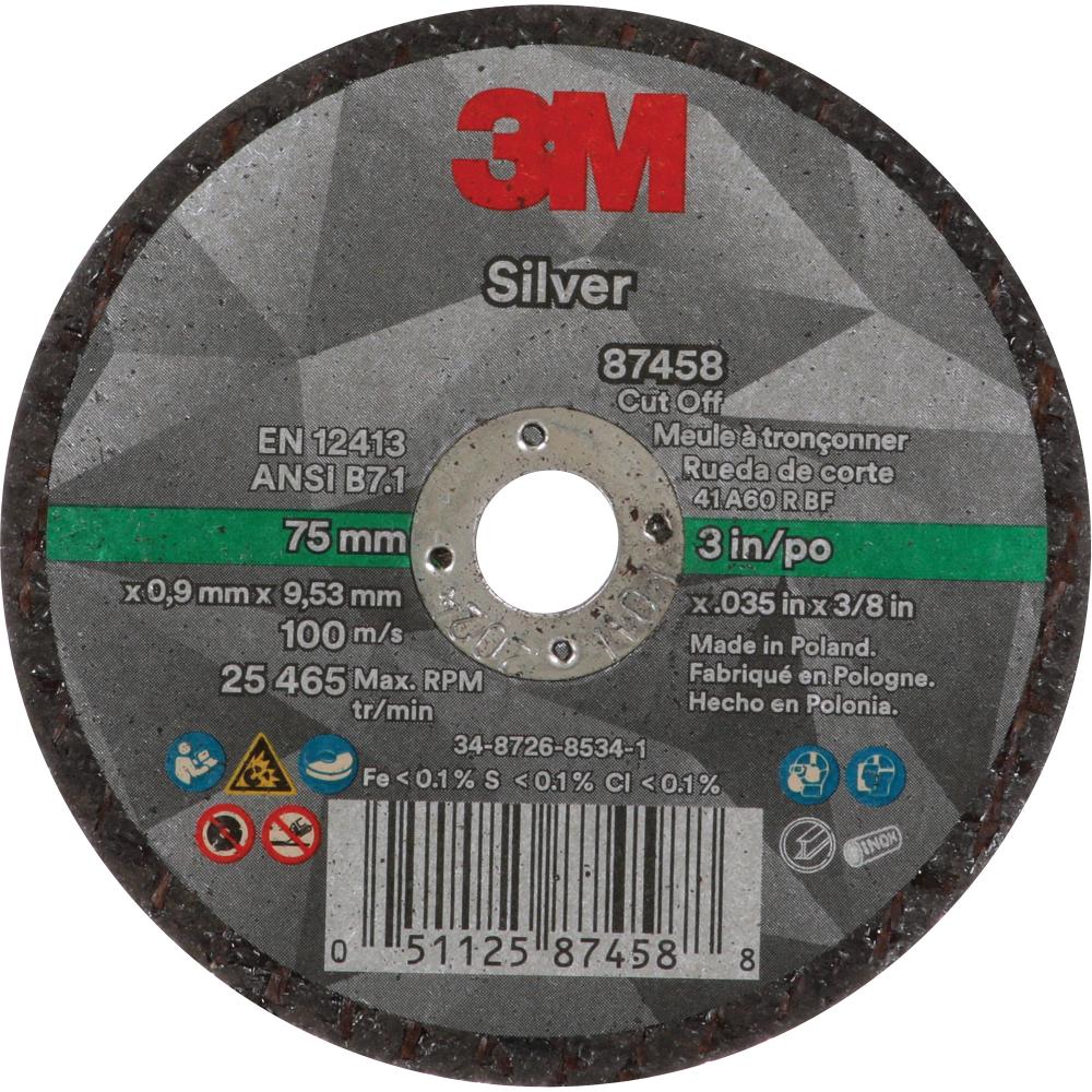 Silver Cut-Off Wheel<span class=' ItemWarning' style='display:block;'>Item is usually in stock, but we&#39;ll be in touch if there&#39;s a problem<br /></span>