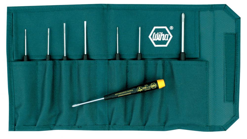 Precision ESD Safe Slotted/Phillips Screwdriver 8 Piece Set<span class=' ItemWarning' style='display:block;'>Item is usually in stock, but we&#39;ll be in touch if there&#39;s a problem<br /></span>