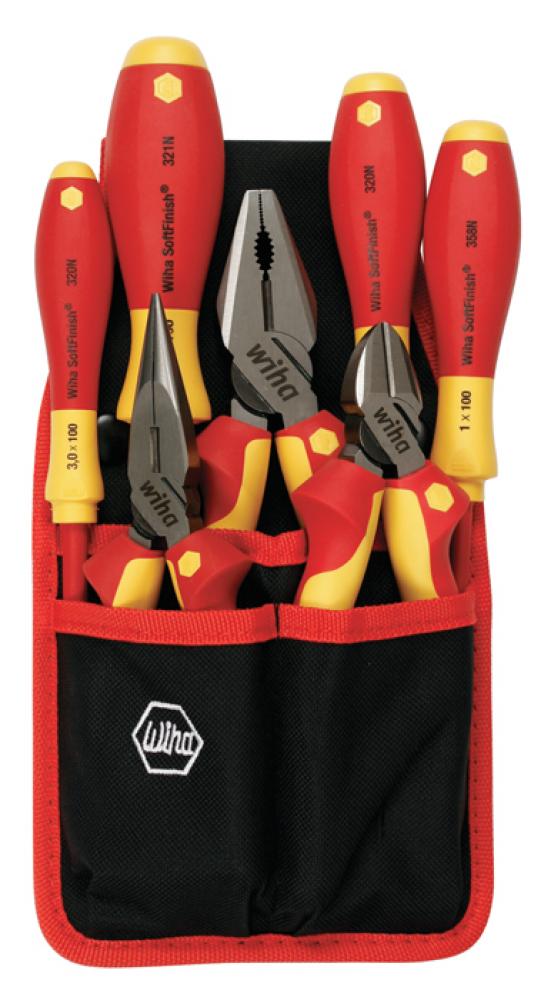 Insulated Industrial Pliers/Cutters and Screwdrivers 7 Piece Set<span class=' ItemWarning' style='display:block;'>Item is usually in stock, but we&#39;ll be in touch if there&#39;s a problem<br /></span>