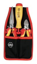 Wiha 32871 - Insulated Pliers/Cutters/Multi-Bit 3 Piece Set in Belt Pack Pouch