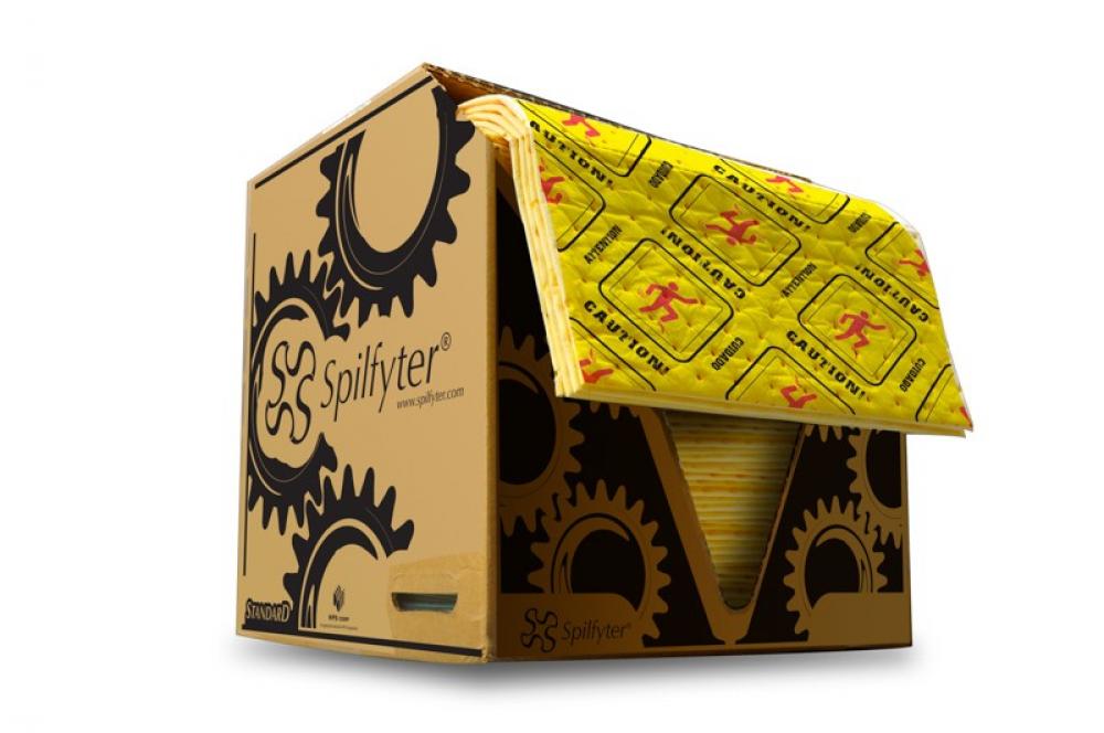 Spilfyter 16&#34;x 18&#34; Hi-Vis<br> Universal Heavyweight Sorbent Pads (100 ct)<span class=' ItemWarning' style='display:block;'>Item is usually in stock, but we&#39;ll be in touch if there&#39;s a problem<br /></span>