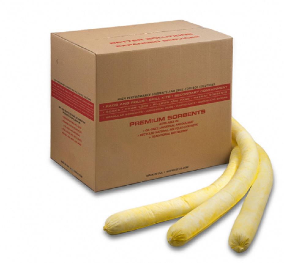 Super Absorbent HazMat Sock - 3&#34; x 8&#39;<span class=' ItemWarning' style='display:block;'>Item is usually in stock, but we&#39;ll be in touch if there&#39;s a problem<br /></span>
