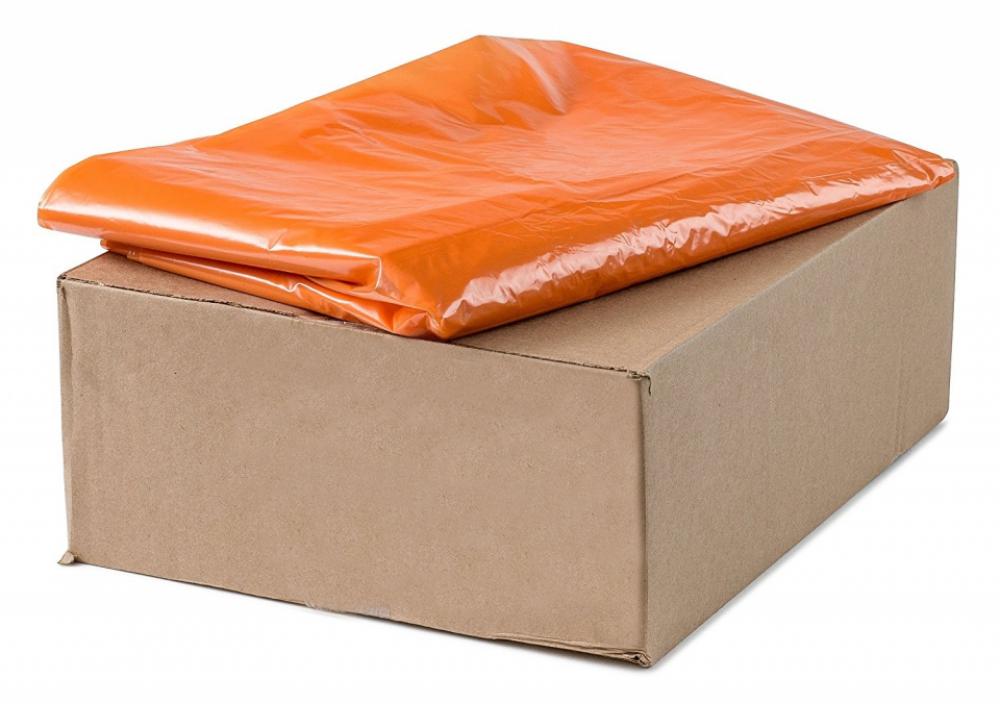 Standard Orange Unmarked Disposal Bags<span class=' ItemWarning' style='display:block;'>Item is usually in stock, but we&#39;ll be in touch if there&#39;s a problem<br /></span>