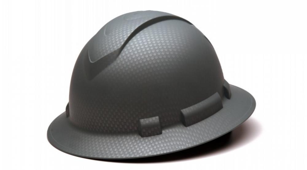 Pyramex Safety-RIDGELINE Full Brim-4pt Ratchet-Silver Graphite<span class=' ItemWarning' style='display:block;'>Item is usually in stock, but we&#39;ll be in touch if there&#39;s a problem<br /></span>